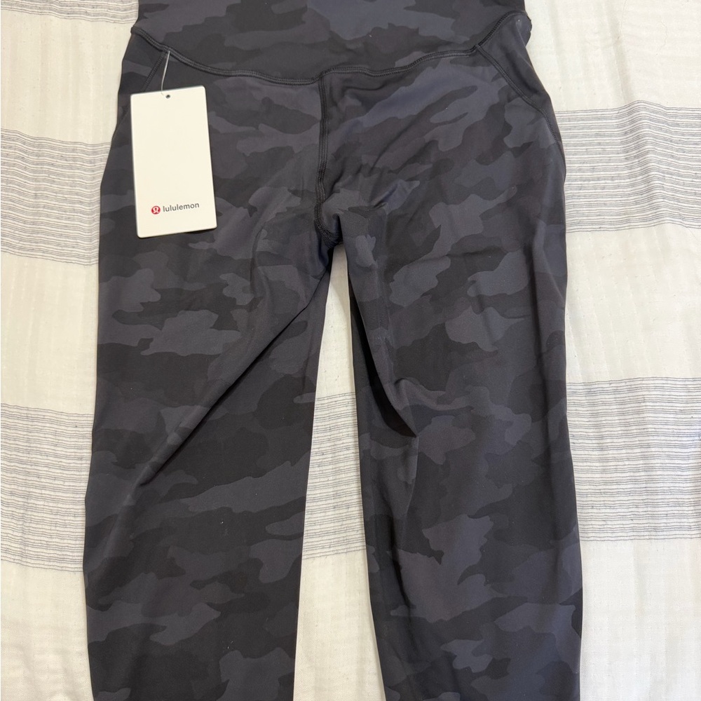 lululemon athletica Dark Grey Camo Leggings